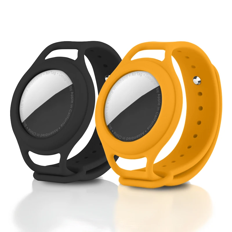 Lianmi For Airtag Cover Band Watch For Children And Kids Anti-lost Bracelet Soft Silicone For Airtag Wrist Watch Band Strap