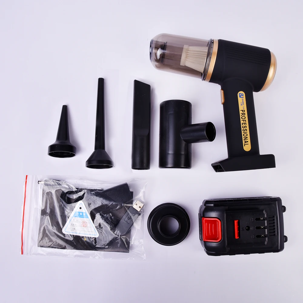 Strong Suction Portable Mini Wireless battery Dust Cleaning Wet and Dry Car Vacuum Cleaner