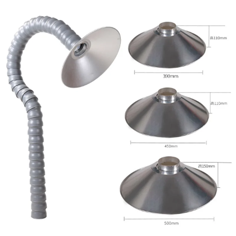 110MM High temperature resistance Flexible Plastic ESD fume extractor arms