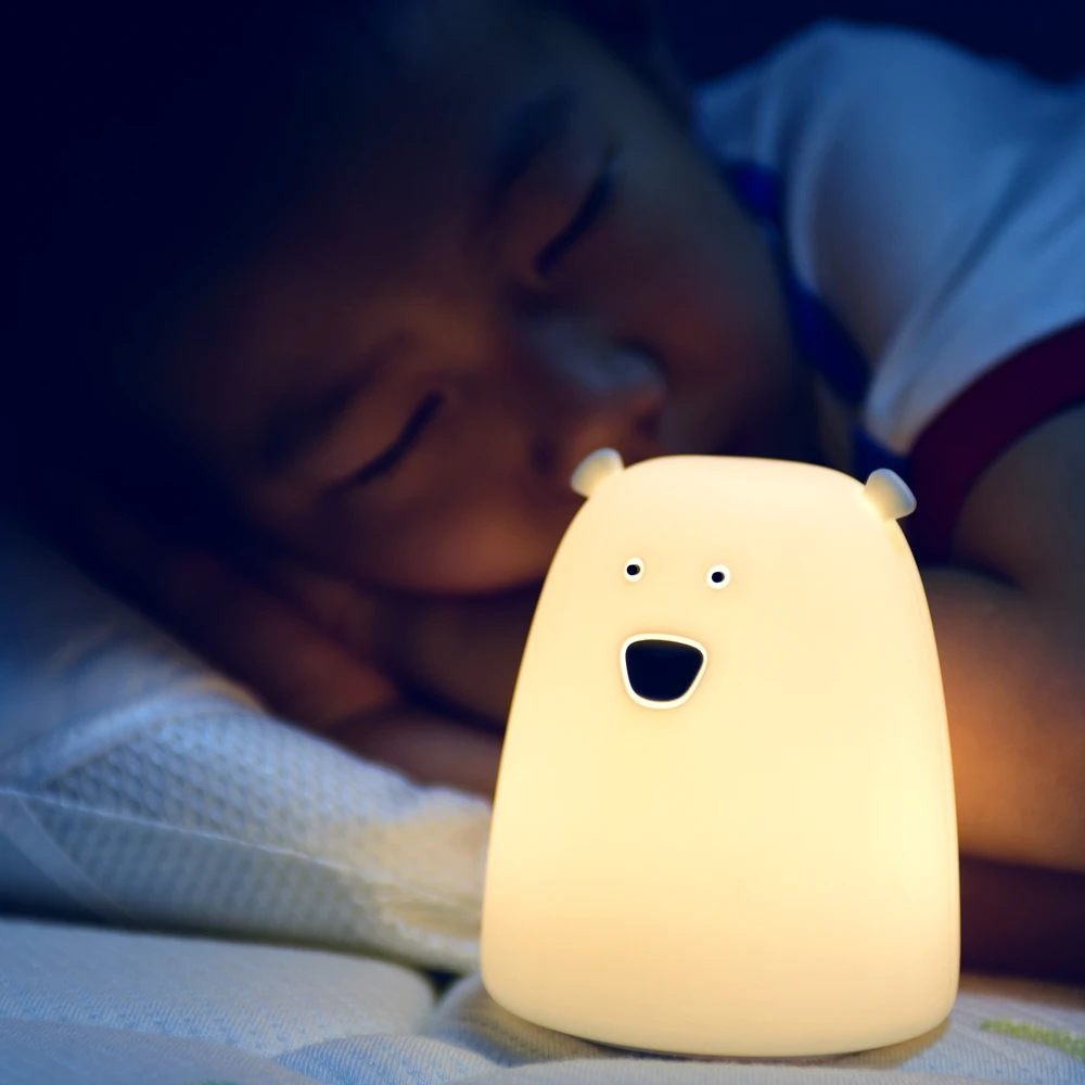 Lamparas де Techo Led Силиконовые мультфильм Мини Портативный атмосфера малыш