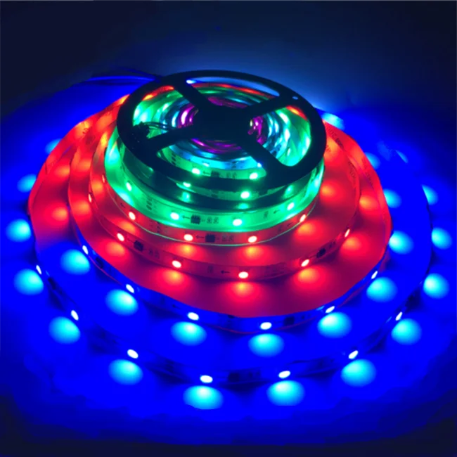 Заводская распродажа 1903IC Беговая Светодиодная лента 12 В ip20 ip65 полноцветная самодельная программируемая внутренняя и наружная декоративная