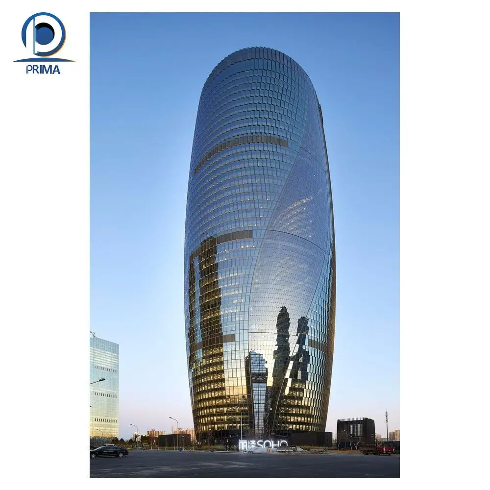 Prima Exterior Low-E Glass Vacuum Insulated Glass for Window Glass Curtain Wall