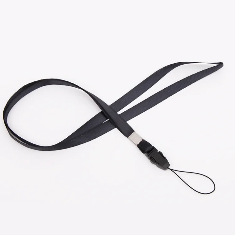 Wholesale Solid color aircraft buckle long neckline lanyard