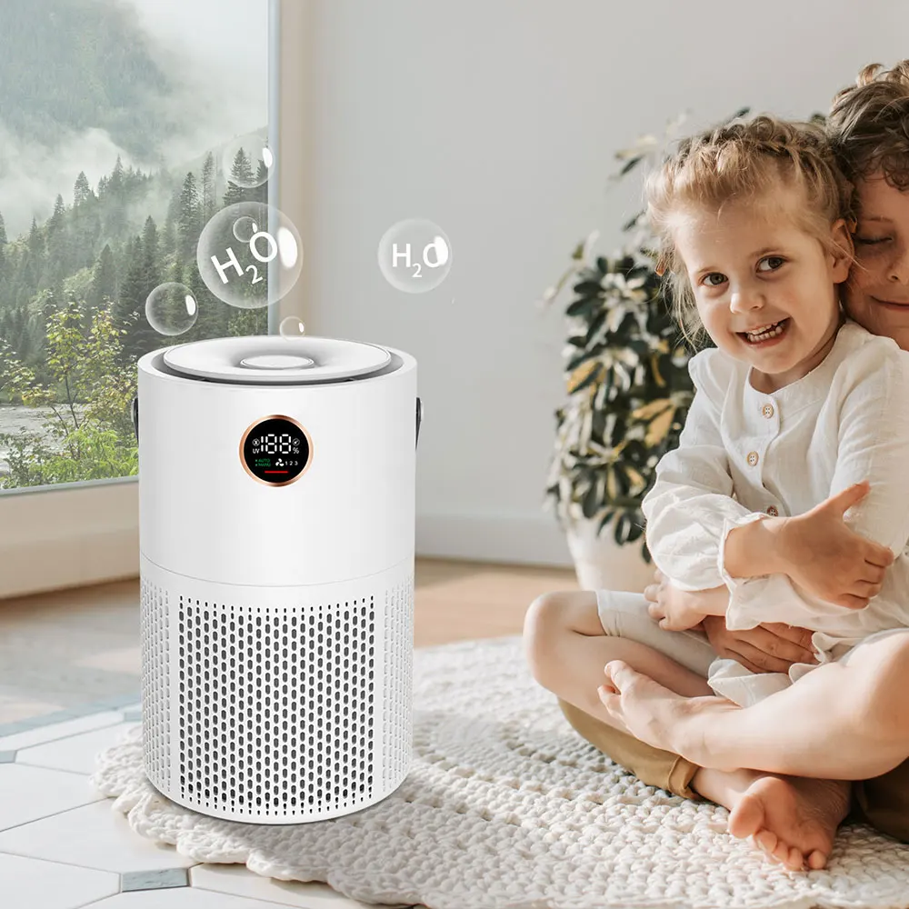 Auto Smart HEPA Small Personal Desktop H13 Mini Portable Air Purifier