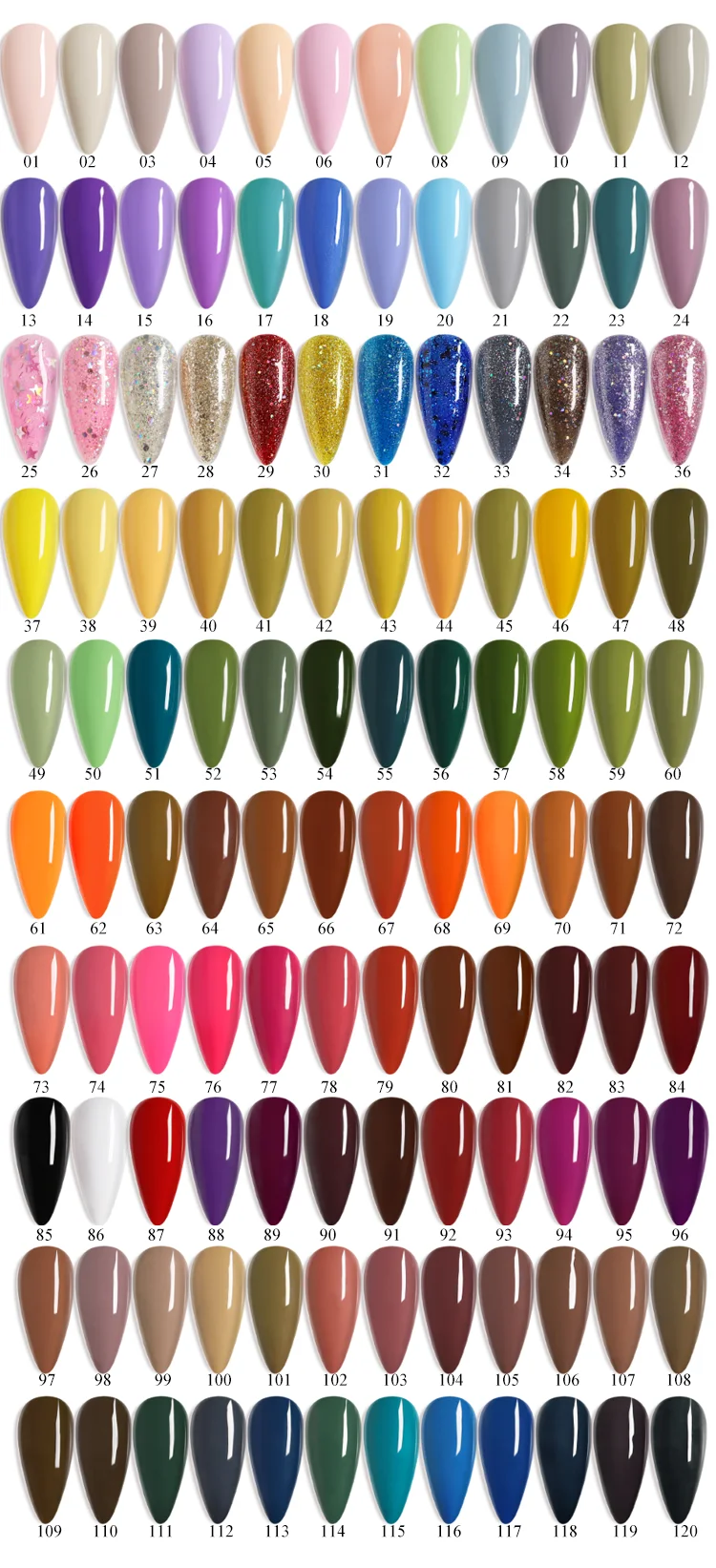 Special Discount Low Price High Quality Free Sample Custom Logo Nail Art Color Gel Polish Set