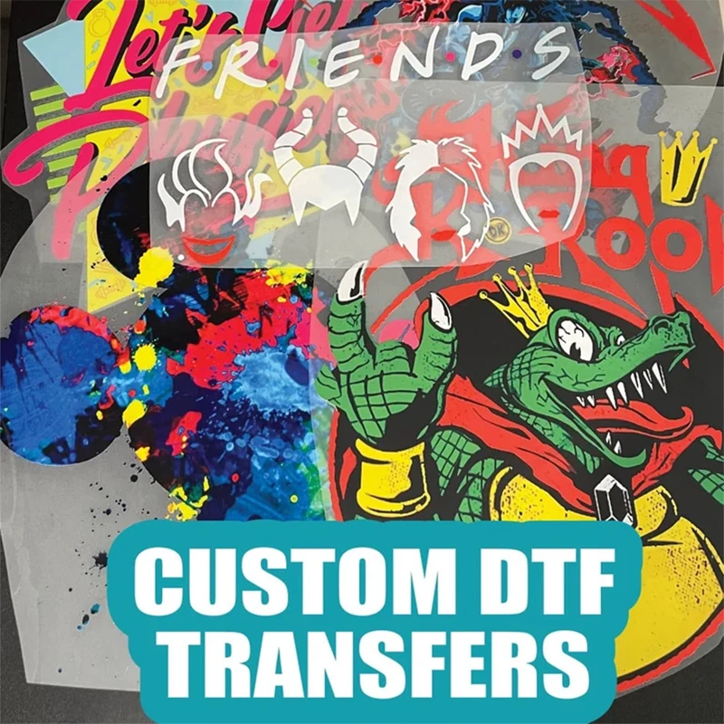 Custom Heat Transfer Sticker garment labels Iron On Logo Patch For Clothing Custom Dtf Heat Transfer For T-shirt