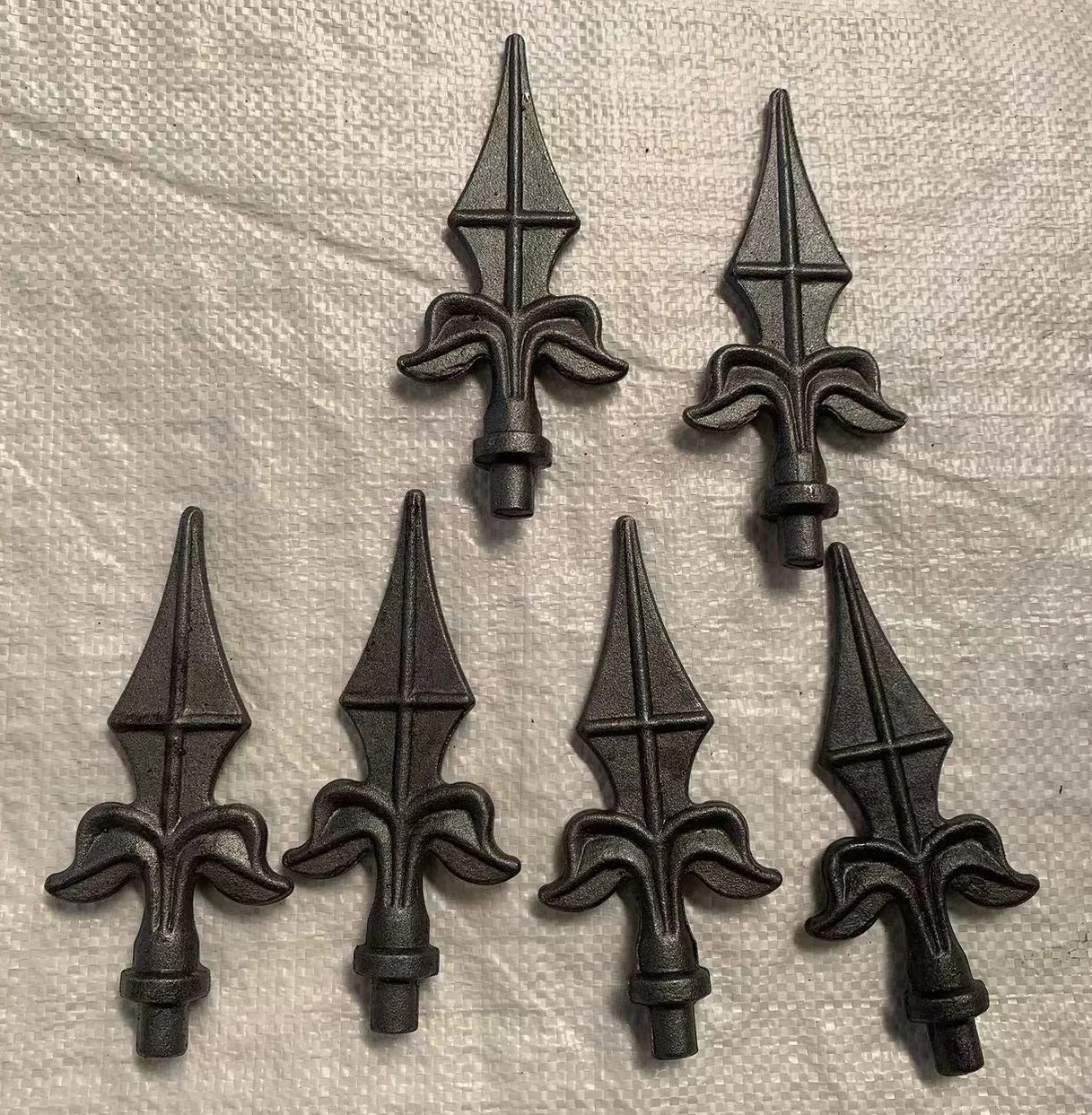 Architectural Blacksmith Wrought Iron Railings Decorative  Post Base