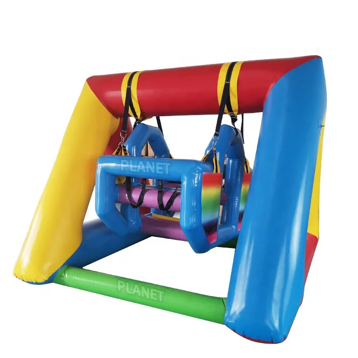 Outdoor and Indoor Used Portable Patio Swings Airtight Inflatable Boat Swing for Park