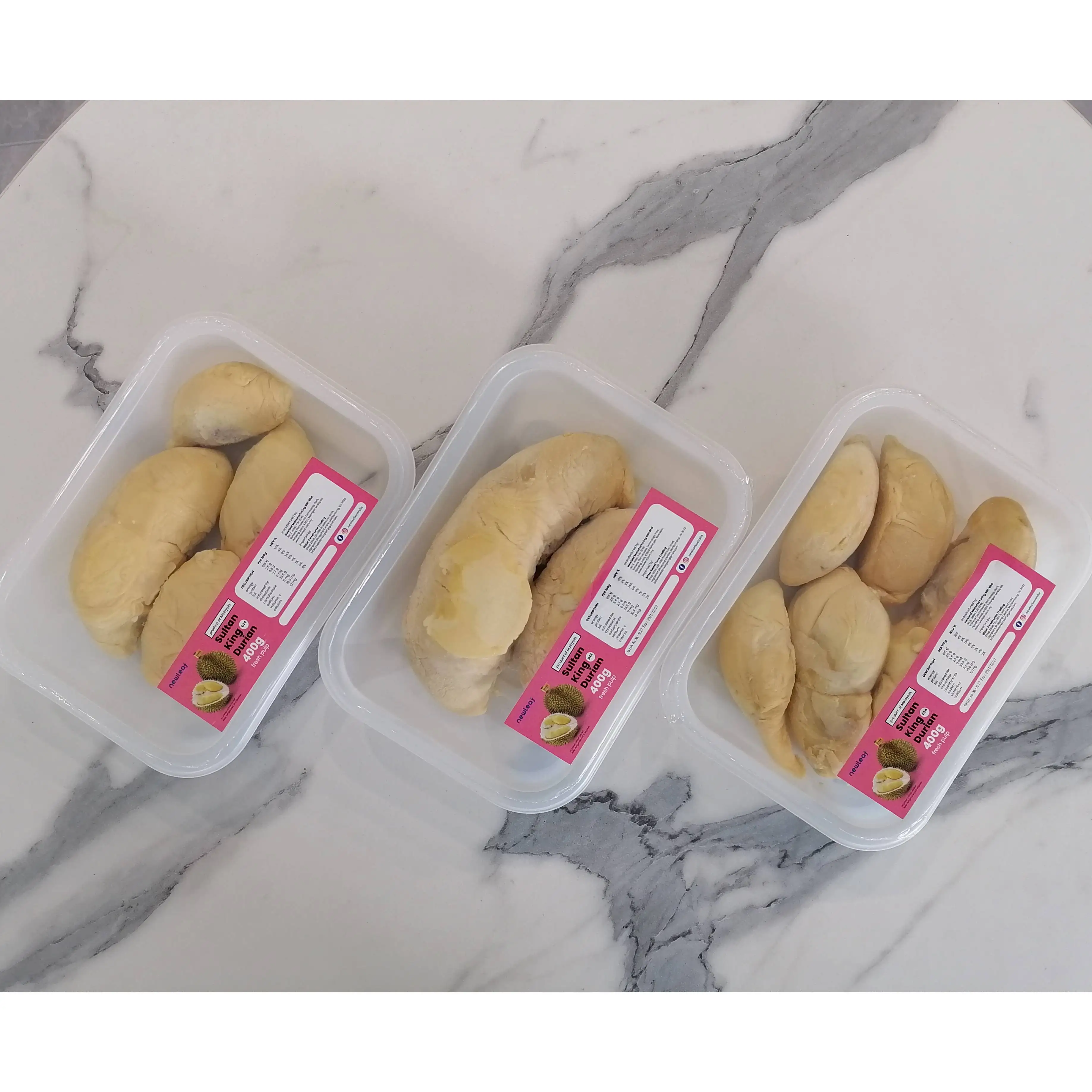 Malaysia XO Durian D24 Frozen Pulp | Newleaf Best Selling Sultan King Premium Grade Frozen Durian Seed Pulp