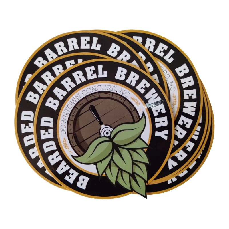 Custom Waterproof Vinyl Stickers Die Cut Logo Label Stickers Adhesive PVC Label Sticker Printing