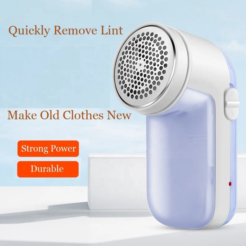 Mini Rechargeable electric Trimmer Fabric Shaver Sweater Cloth Portable Triple Blade Guard Protect Effective Remove fuzz Fluff