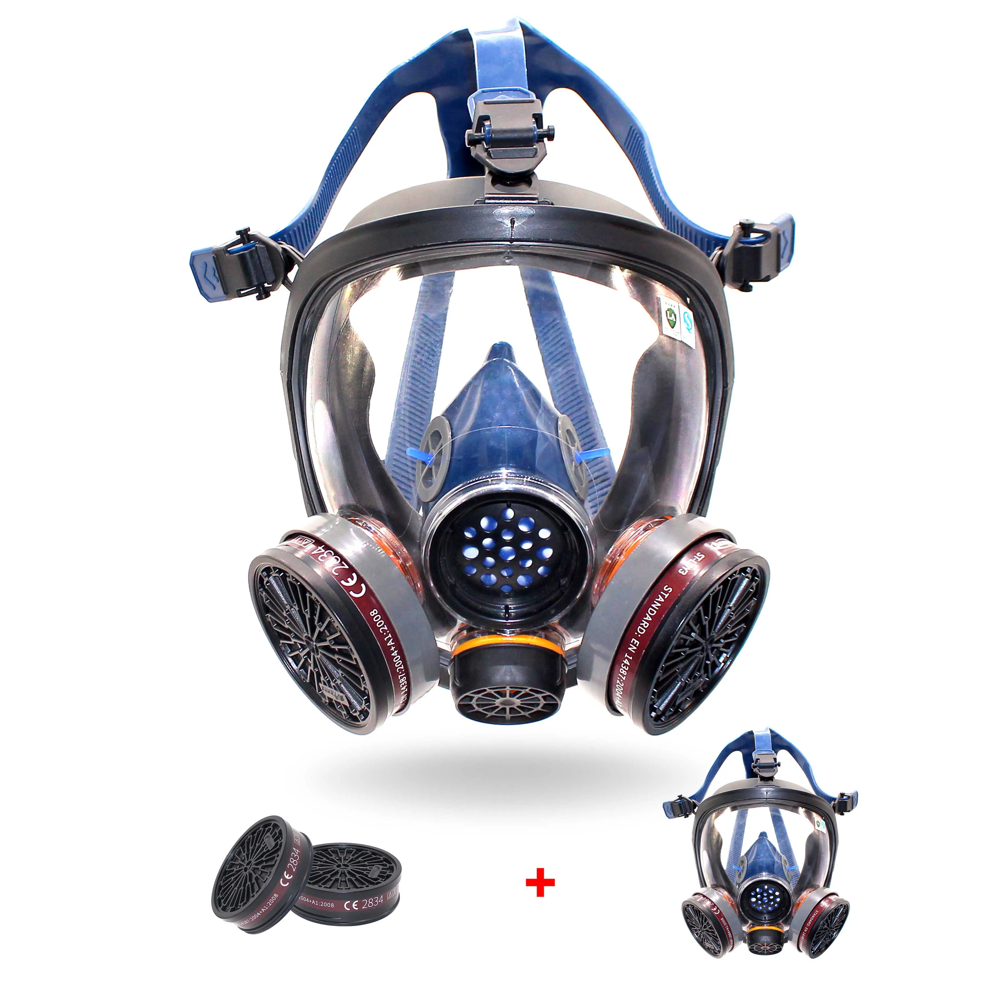 CNSTRONG S100 industrial face gas masks anti dust maskess gas protection maskes full face silicone protect face mask