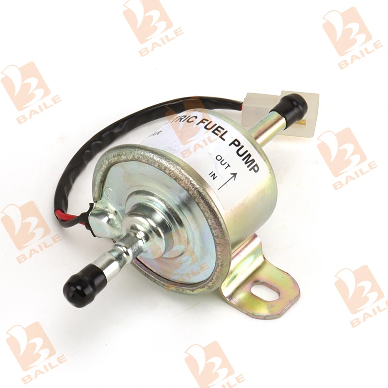 12V Electric Fuel Pump 11922552102 119225-52102 YM119225-52102 For Yanmar Diesel Engine  4TNV98 Electric Fuel Pump