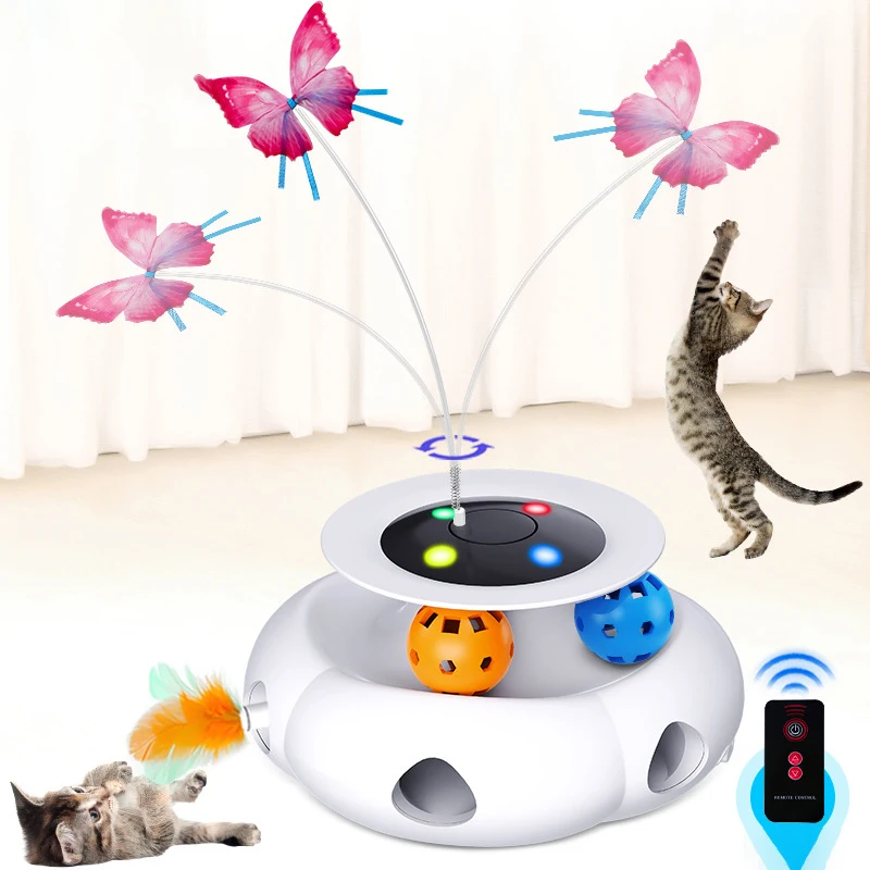 WINNOX интерактивная игрушка для кошек Бабочка флаттер жук автоматическая стимулирующая обогащение игрушки в помещении