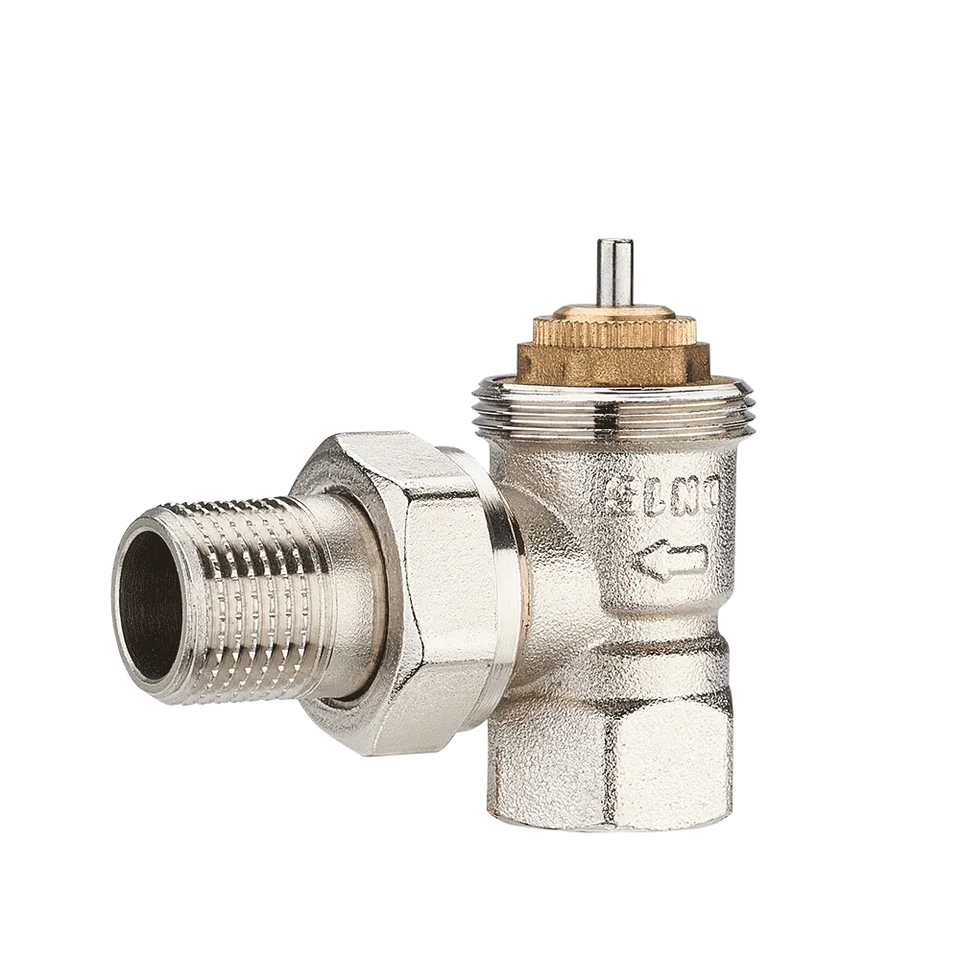 High quality brass thermostat valve connected hydronic heating radiator fitting radiator valves