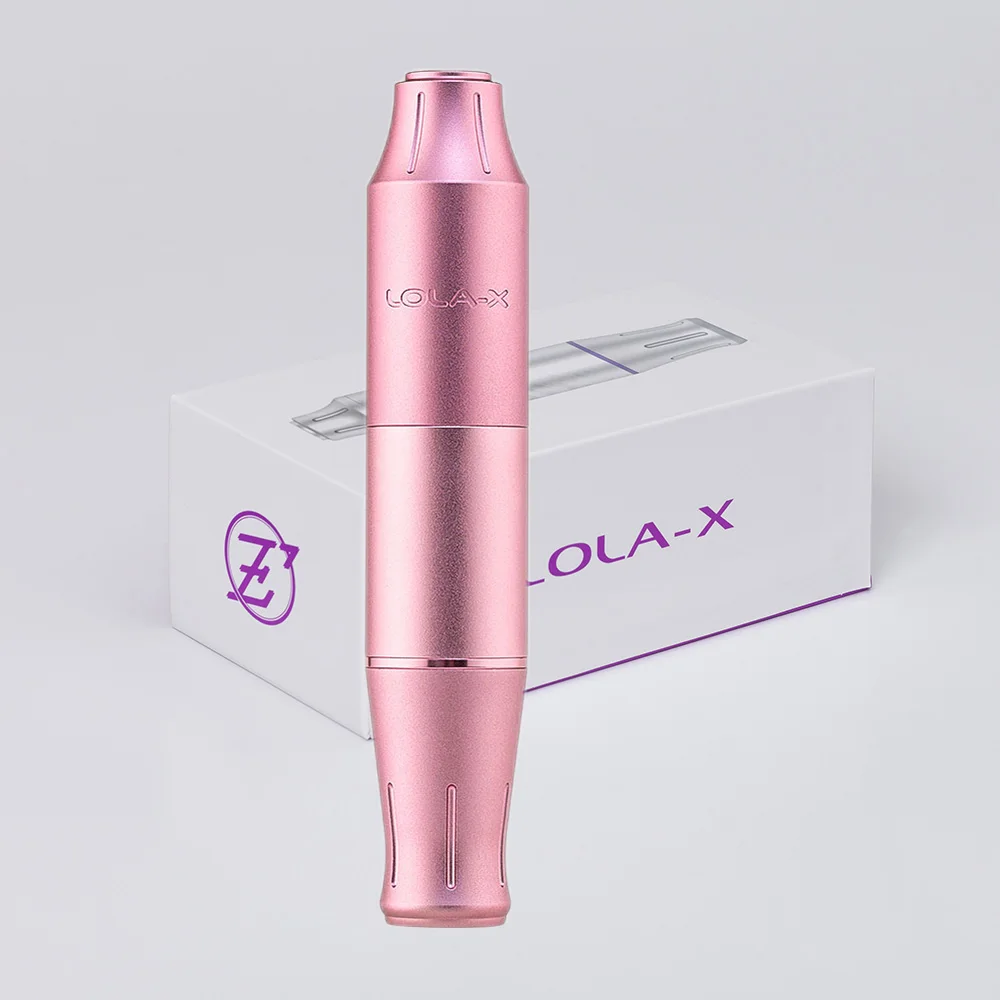 EZ Tattoo Pink Premium LOLA X Scalp Micropigmentation Permanent Makeup Tattoo Pen Machine for Eyebrow eyeline lips Tattoo MTS