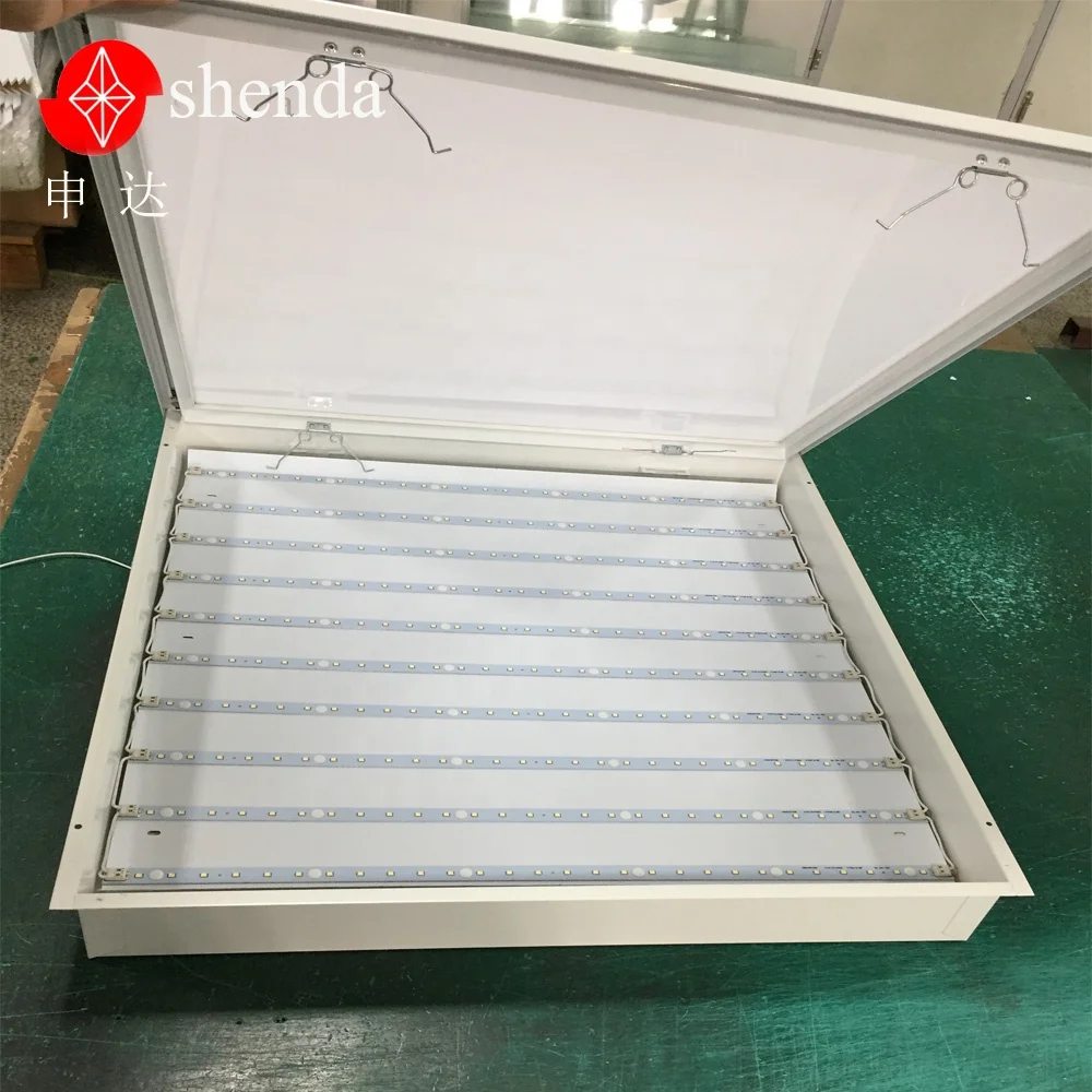 
IP65/IP54 628x628mm 42w cleanroom ceiling flush mount backlight square led panel light 