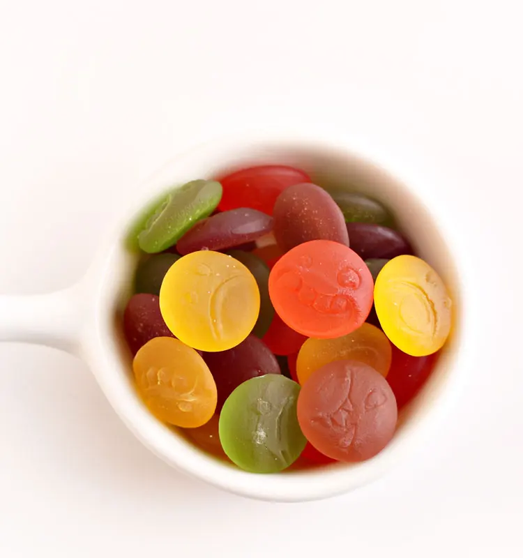 HALAL Dudu Face Fruit Gummy Candy Bulk Individually Wrapped Jelly Soft Candy Sweet Candy Toys