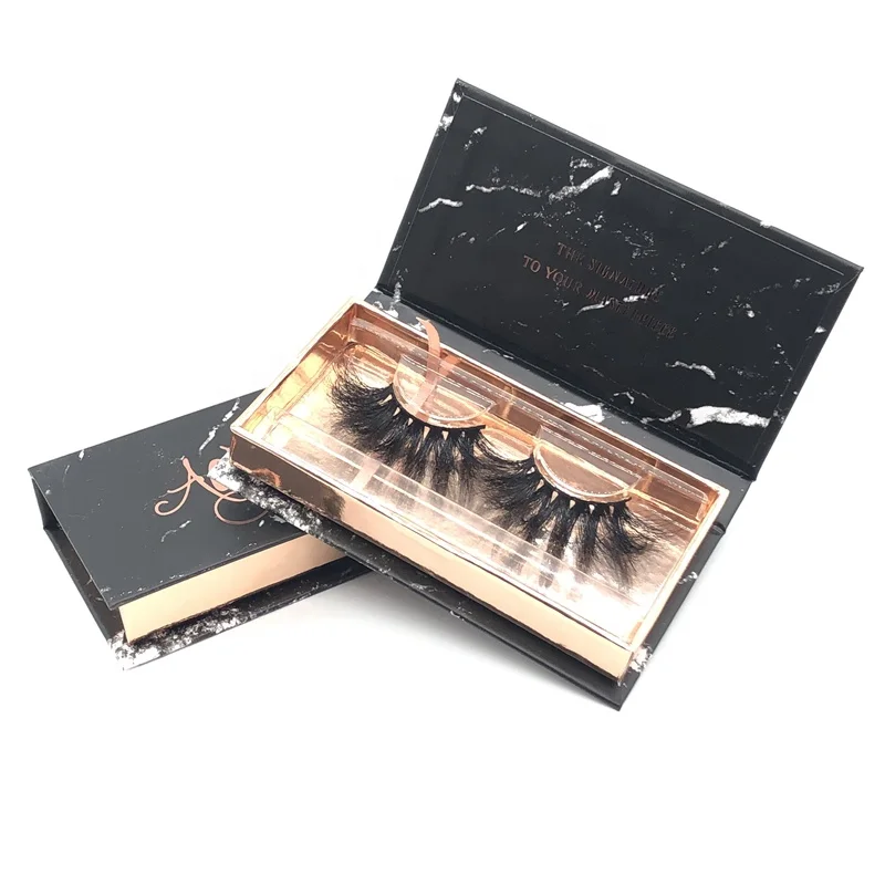 
Luxury Glorious customized packaging with tweezers glue mirror 3D 5D 6D mink lashes 25mm mink eyelashes vendor 25mm lashes 