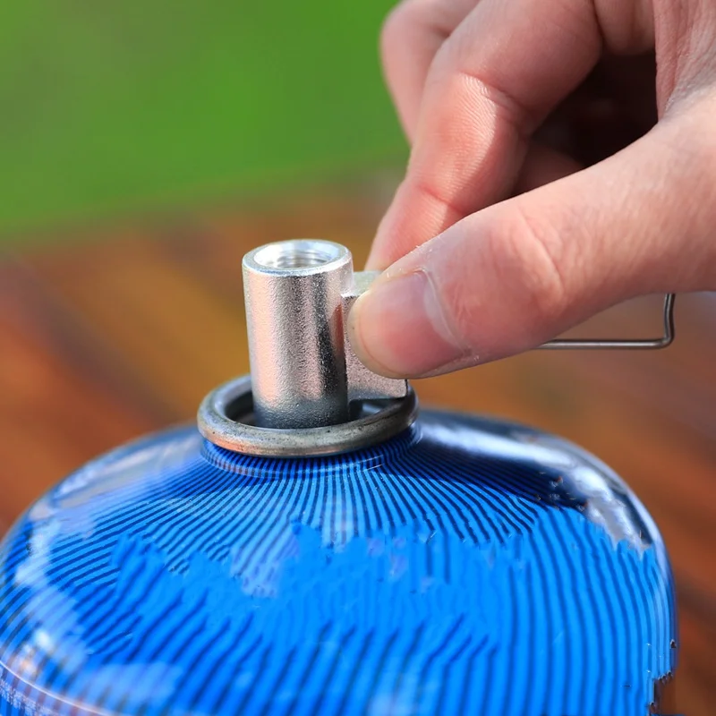 Lightweight Camp Propane Gas Saver Valve Adapter Flat Gas Tanks Refill Canister Cylinder Shifter Coupler Converter Exchanger