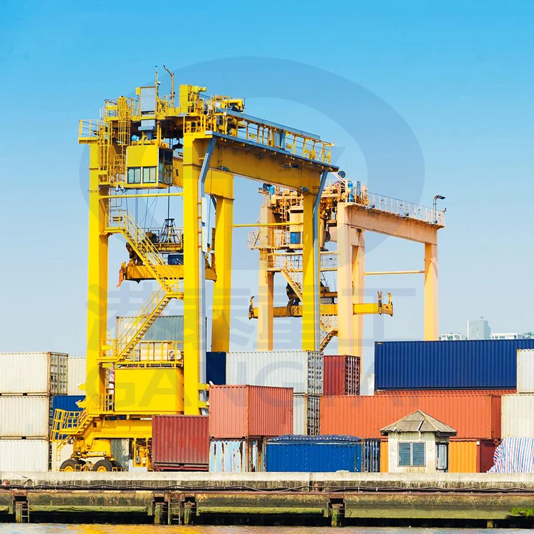 China Top crane manufacturer 10t single bridge girder mdg rail-mounted gantry crane price container