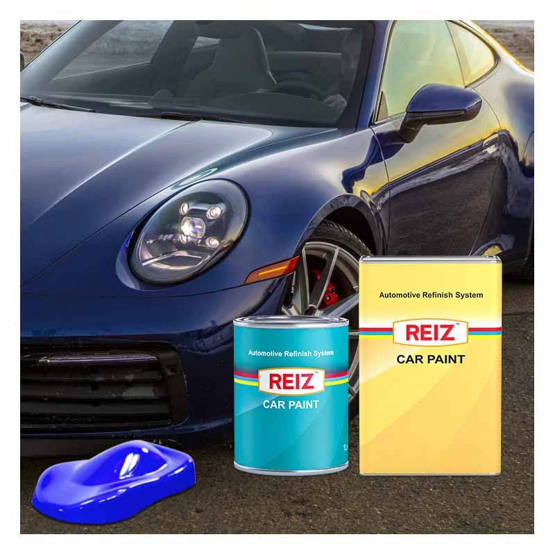 REIZ Wholesale Car Body Auto Solid Paint Repair Refinish Acrylic Metallic Car Spray 2K Low Voc Automotvie Paint
