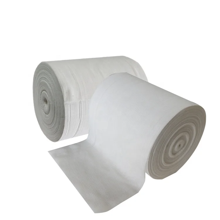 4 Ply Jumbo Medical Bleached Hydrophilic Absorbent Gauze S-rolled Gauze