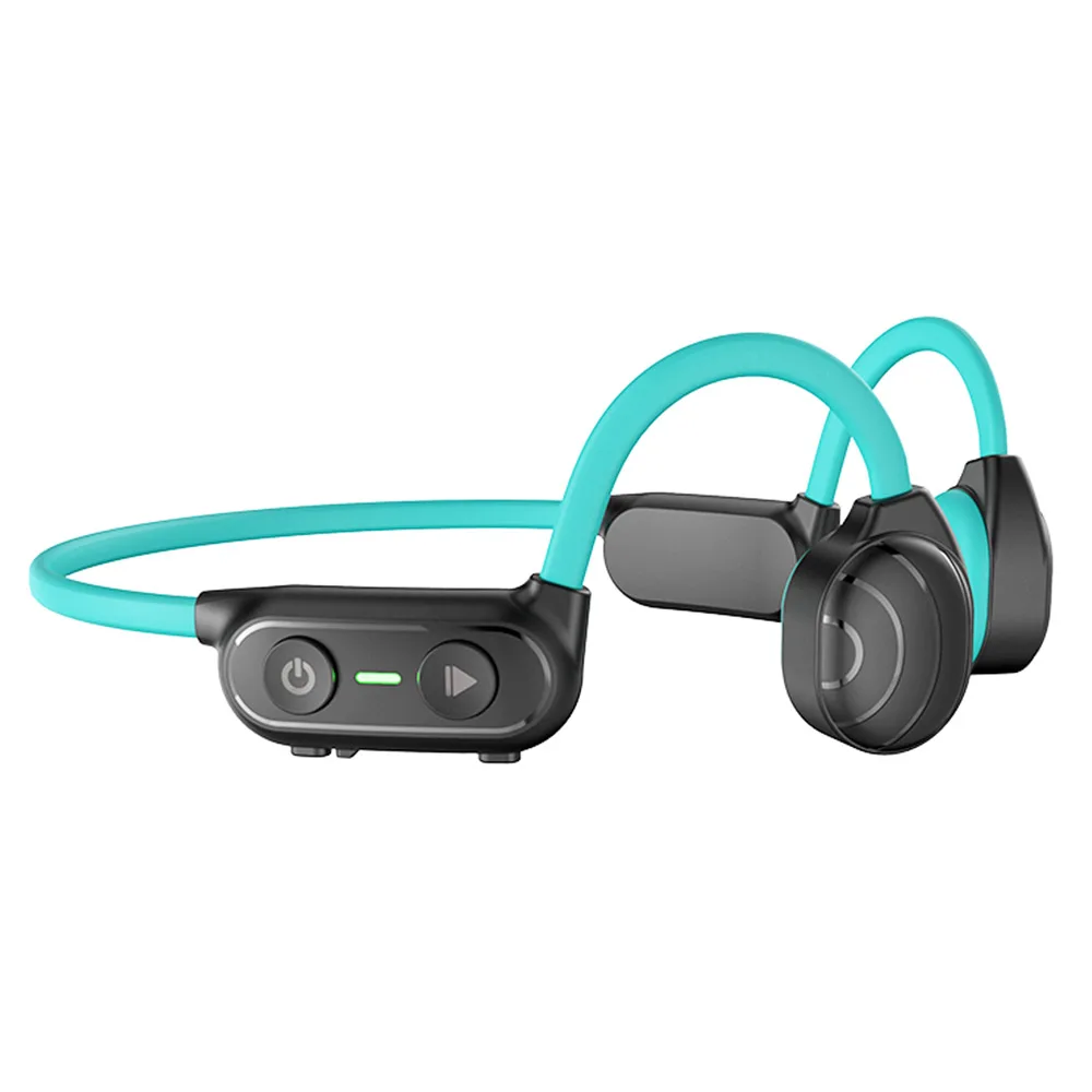 Factory sales bone conduction neck band bluetooth earphones wireless red blue neck band earphone headsets for sport