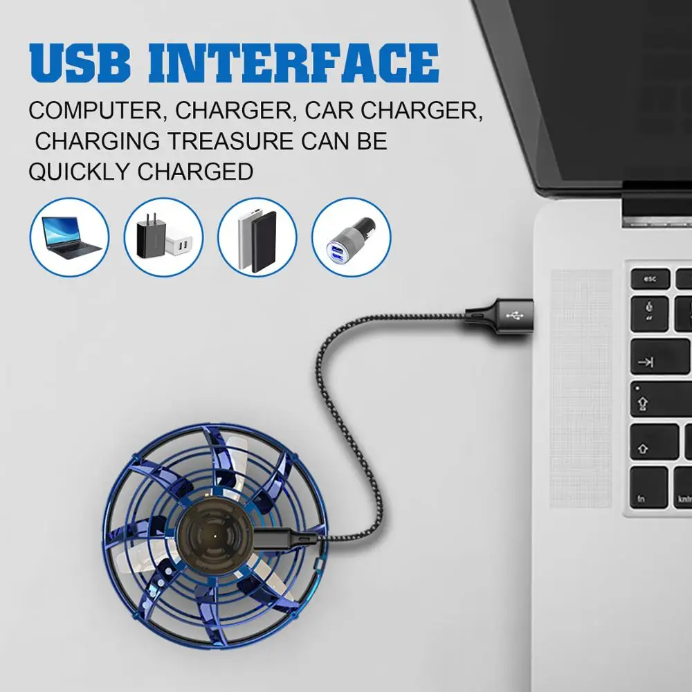 
Hot Sale & High Quality Sensing Control Drone Hand Gesture Flying Plastic UFO Toys for Kids 