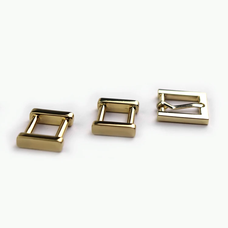 New designed fashion gold plated metal belt buckle for garment accessories