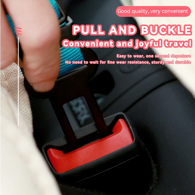 Wholesale cross-border retractable car pet safety belt dog leash