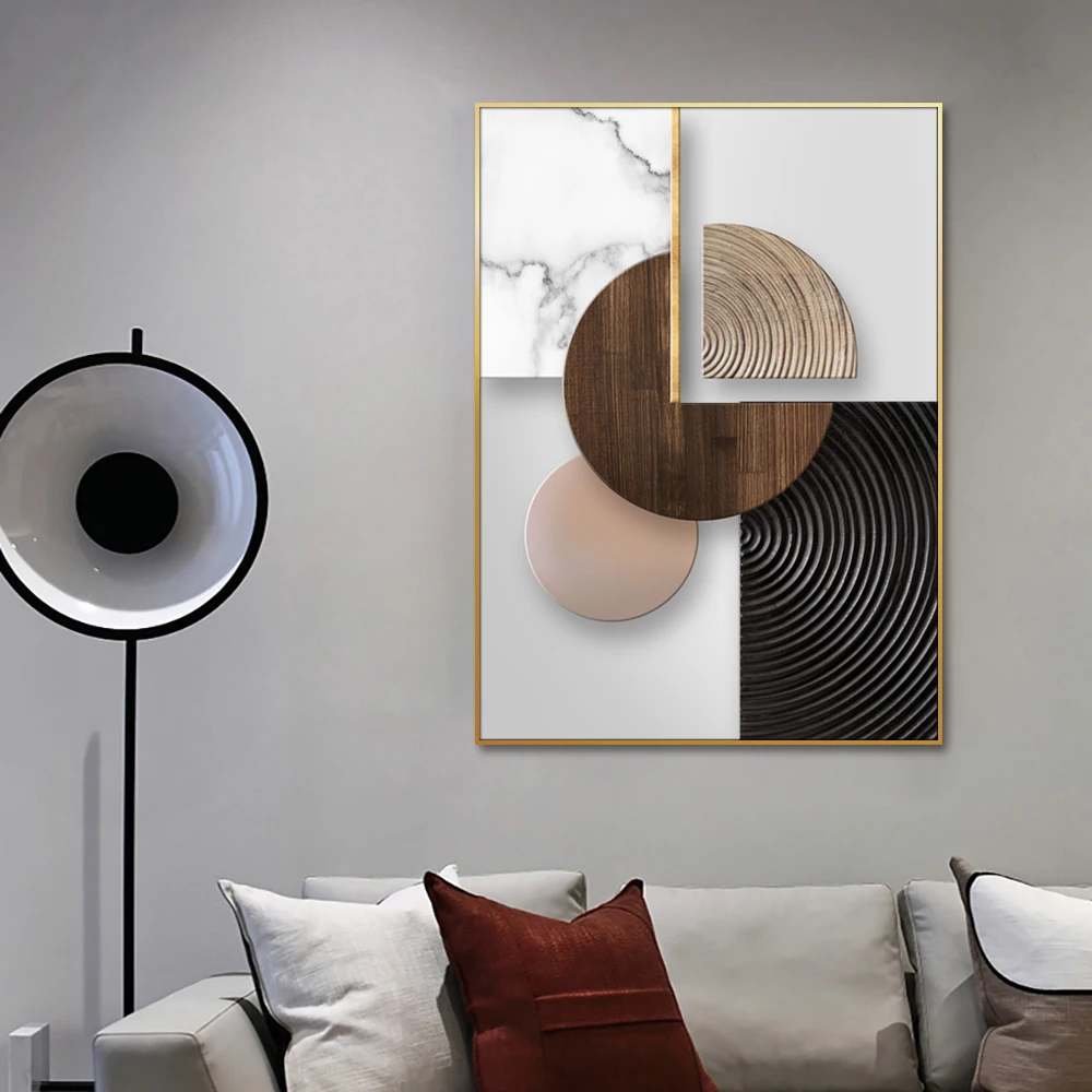 Huamiao Modern Cutting Wall Art Abstract Still Life Crystal Porcelain Painting For Living Room