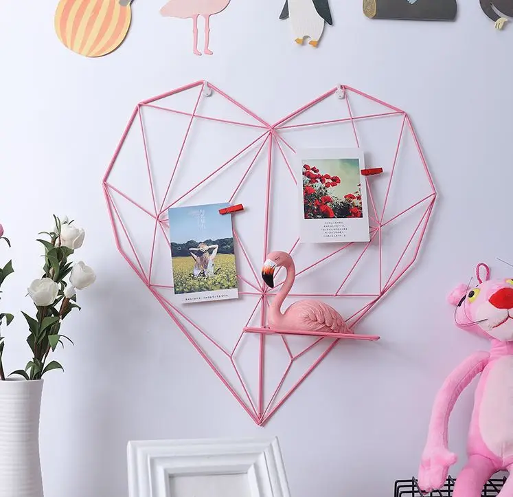
Grid Wire Board for Memo Picture Panel Wall Decoration for Room Office Mat Photo Hanging Art Display Frames Storage Organizer 
