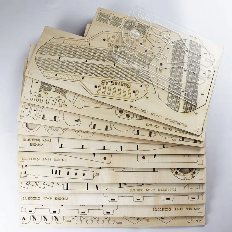 Beaverlab DIY Деревянные Ремесла головоломки Резиновая лента пистолет игрушки и хобби 3D деревянные головоломки для детей и детей