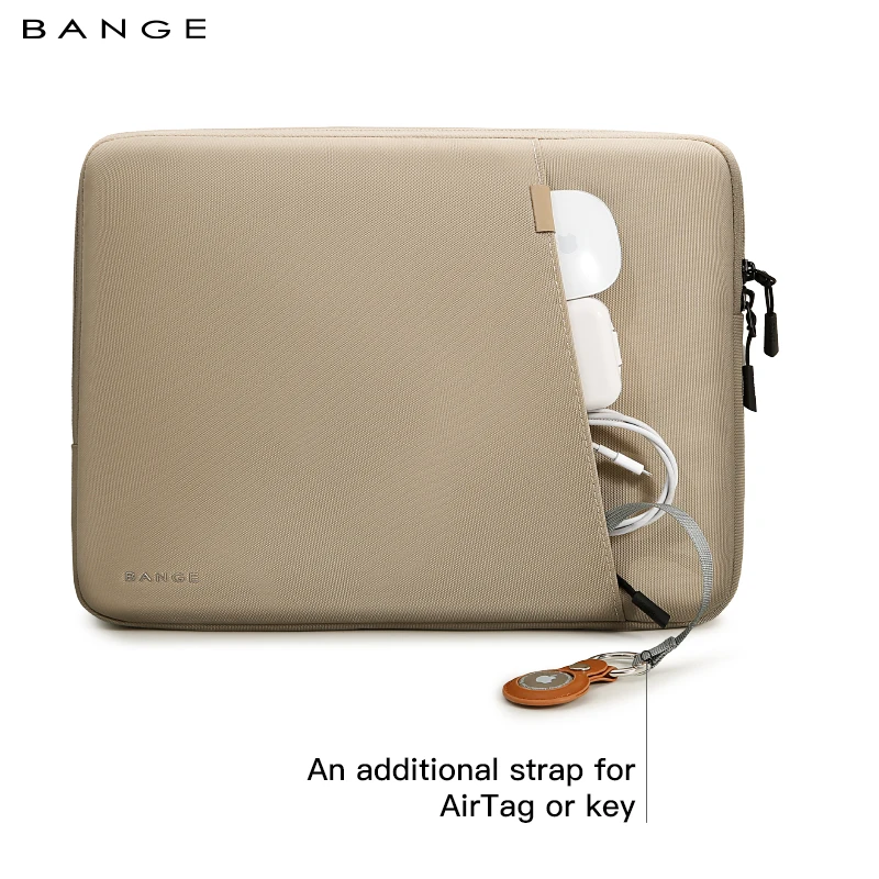 BANGE new water resistant pemium zipper 15.6inch laptop sleeve