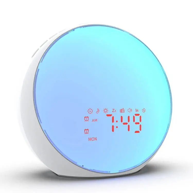 Best New Smart Wake Up Light Sunrise Alarm Clock For Kids Adults Bedrooms Customized Clocks