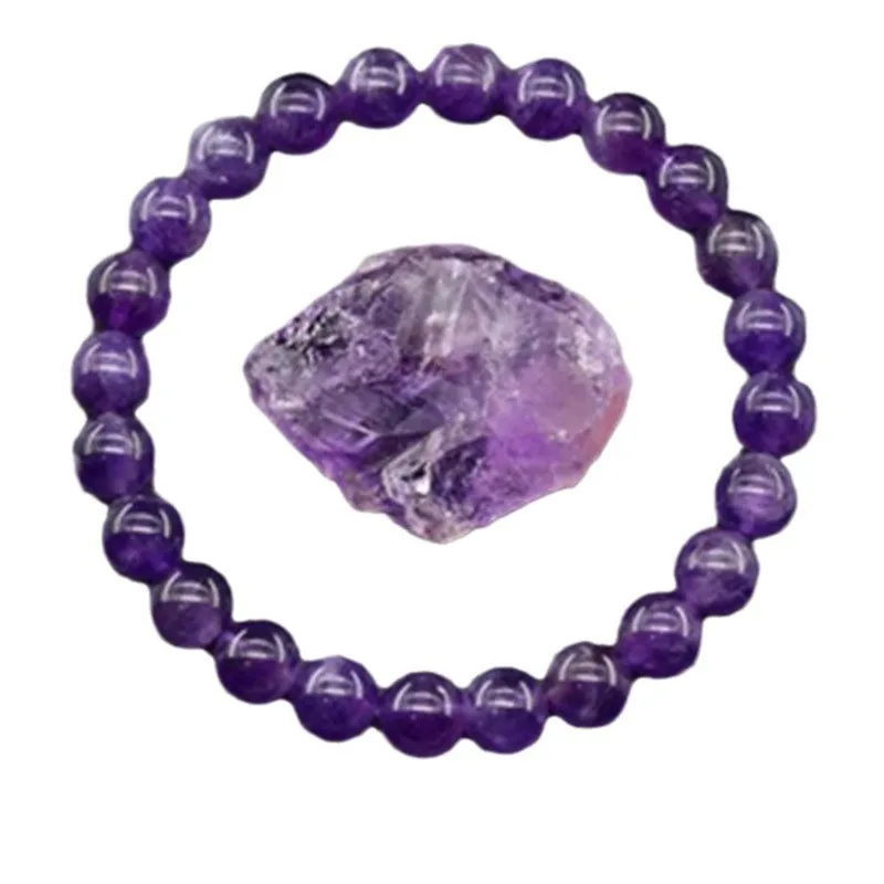 Free Shipping Rosestone Amazon Tiger Eye Crystal 8MM natural stone elastic rope beaded bracelet