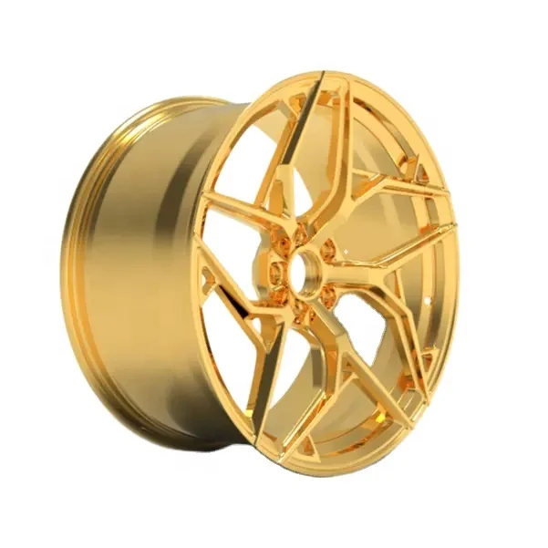 Gold Color Monoblock 20x8.5 Inch  forged  Car Wheel Rims Quality Car Hub Alloy Welded Forged Wheel Rim Custom  wheel