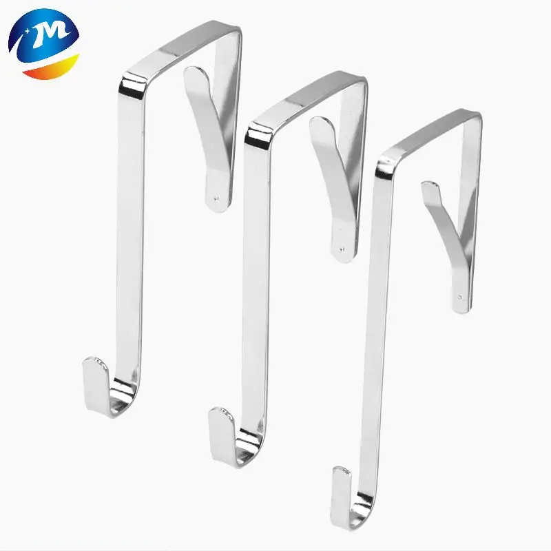 Manufacturers customized Christmas wreath hanger Christmas metal hook Christmas decorative door single hook