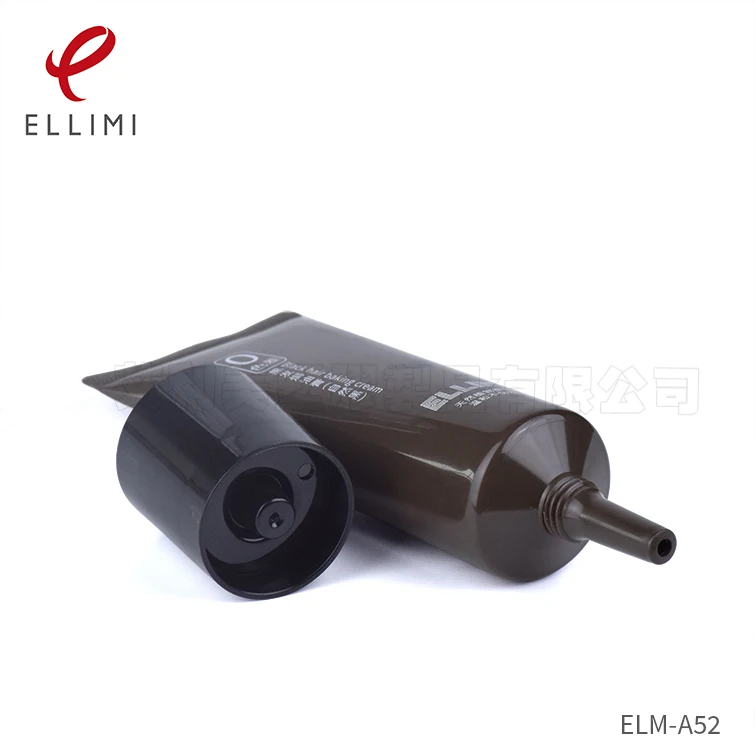 40mm Hair Mask Conditioner Tube with PP Oil Cap for 70-160ml Soft Plastic Cosmetic Packaging Custom Eco-Friendly Squeeze Tube