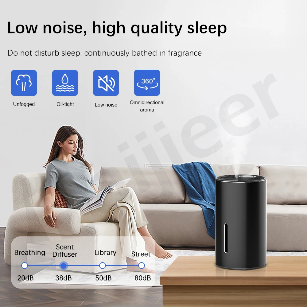 Modern Rechargeable Usb Car Portable Nebulizer Essential Oil Electric Mist Scent Machine Efficiency Scent Aroma Diffuser