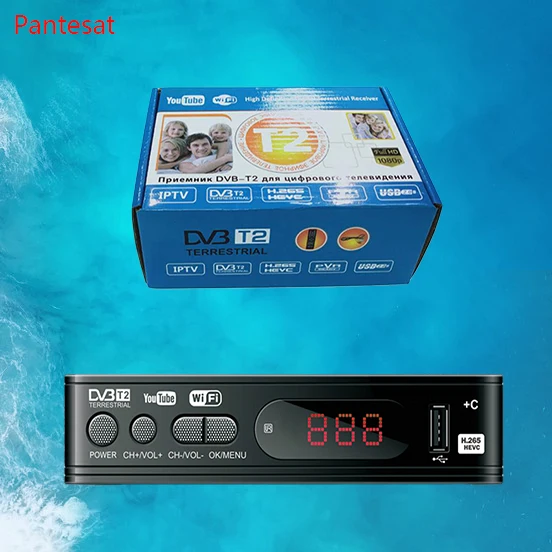 2021 news cheapest  DVB-T2 HD-120 set top box with wifi  dual MIPS CPU dvbt2 decoder  IPTV Receiver dvb-t2 set-top box TV dvb t2