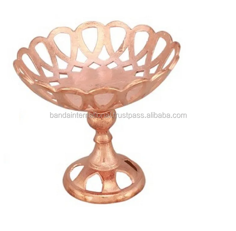Good Quality Aluminium Fruit Bowl Hot Selling Home Dinnerware Fruit Bowl Metal Decorative Bowl