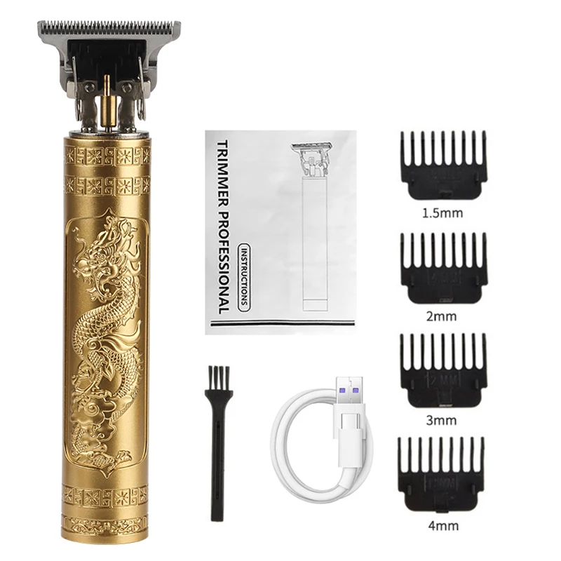 Быстрая доставка перезаряжаемая Парикмахерская косилка T9 машинка для стрижки волос бритвенные машинки бороды триммер мужчин