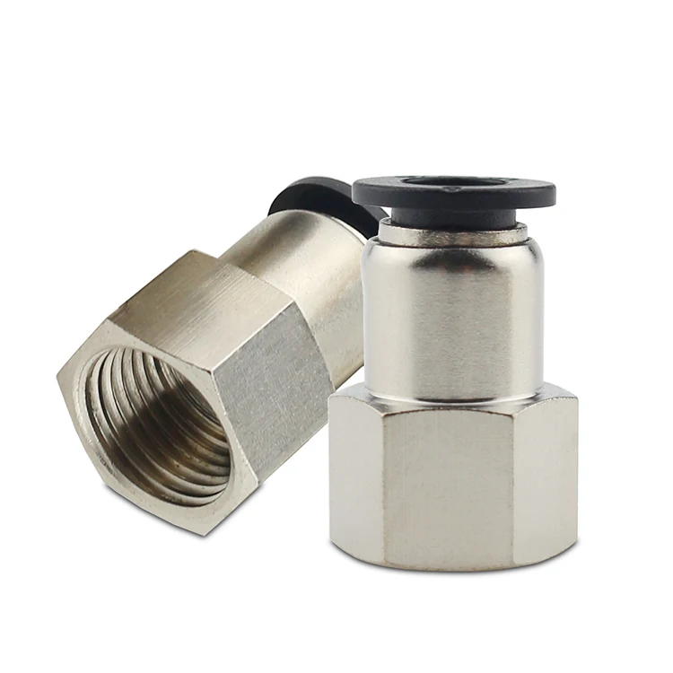 MPCF Manufacturer Supplier pneumatic connector copper thread pipe nipple with enough stock quick delivery