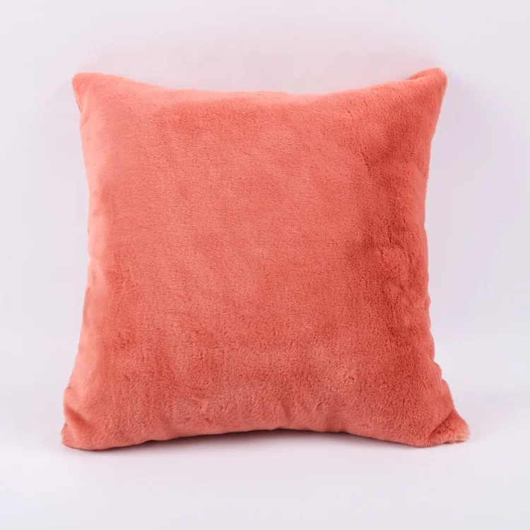 New fashion home decor soft custom design fleece throw pillow luxury cushion