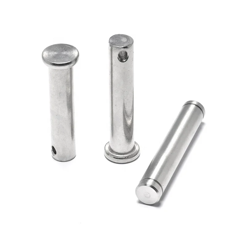 Stainless Steel 304 M2-20 GB882  Flat Head Single Hole  Round Assortment Kit Link Hinge Clevis Pin