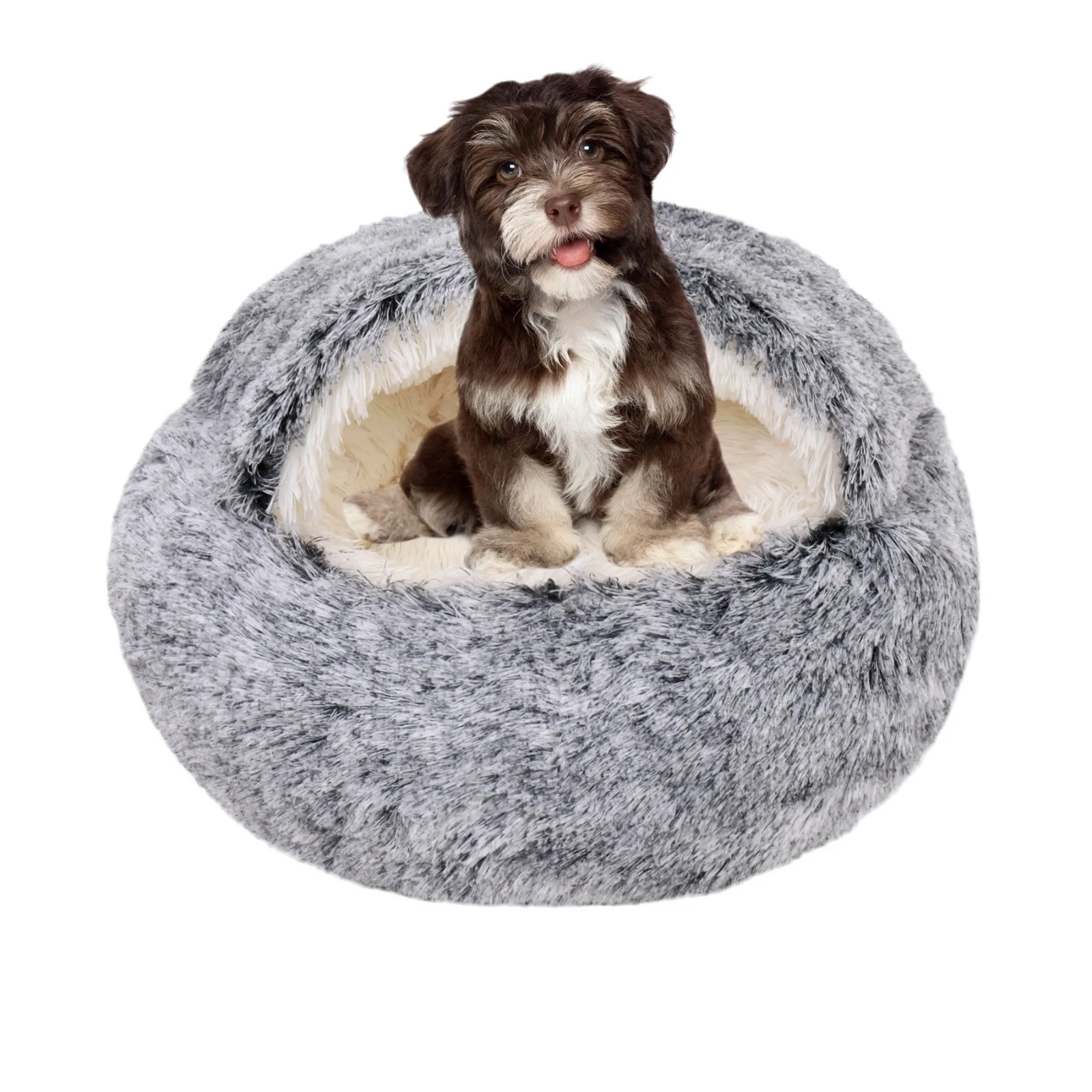 New design Arctic fleece bed for pets wholesale luxury waterproof ultra soft pet dog bed round cat bed