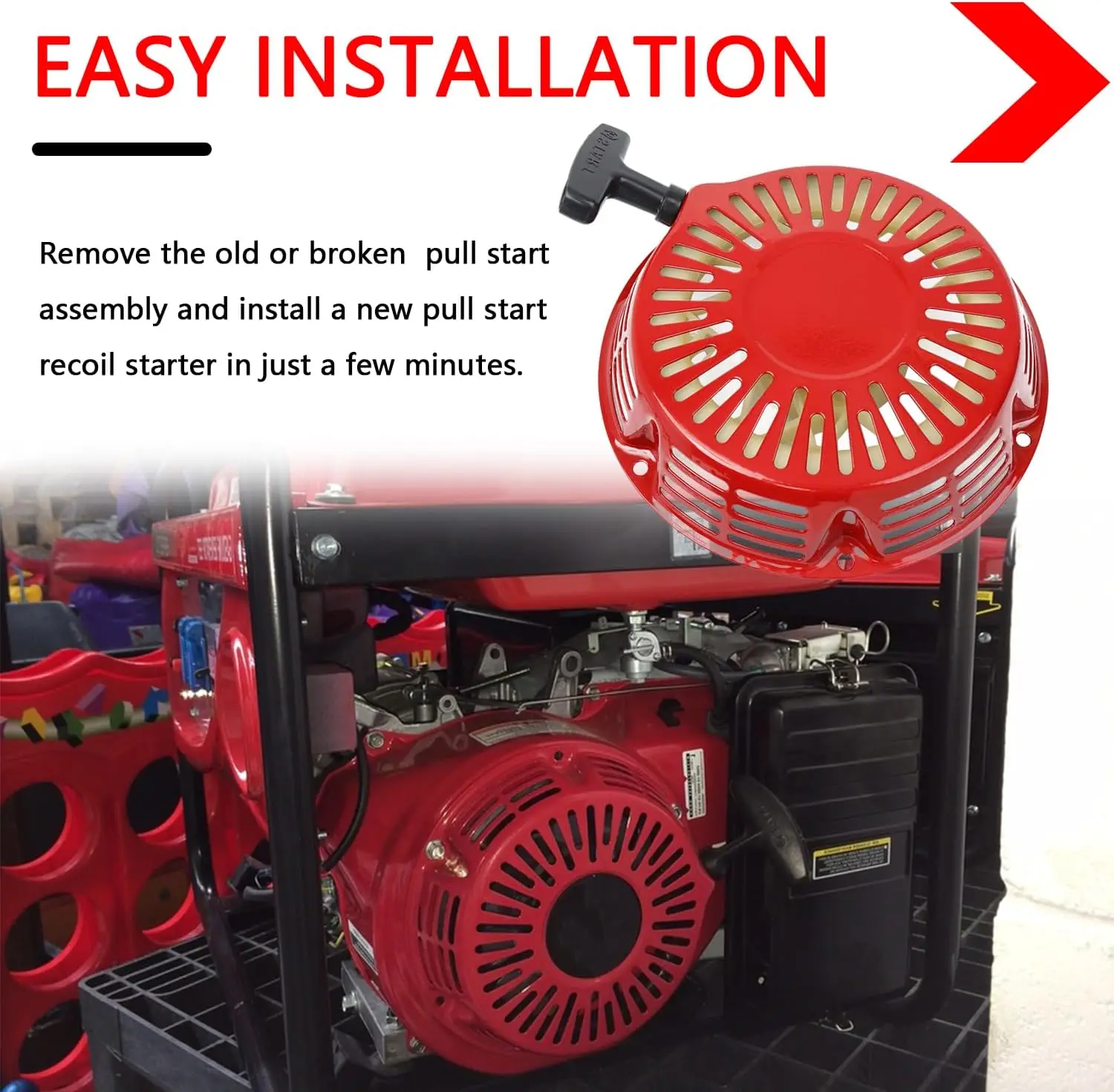 lawn mower recoil starter assembly GX340 GX390 28400ZE3W01ZA 11hp 13hp generator parts