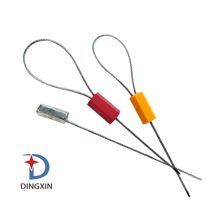 hexagonal steel wire seal container seal lock laser printing barcode numbered security hex seal Popular Wholesale